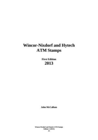 Wincor Nixdorf ATM Catalog